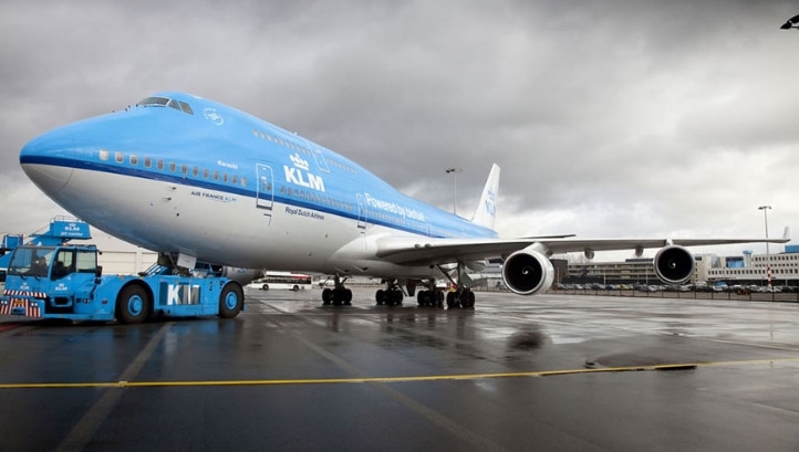 KLM has been investing in biofuel since 2011 but biofuel accounted for less than 0.2% of its total fuel consumption last year. Image: KLM